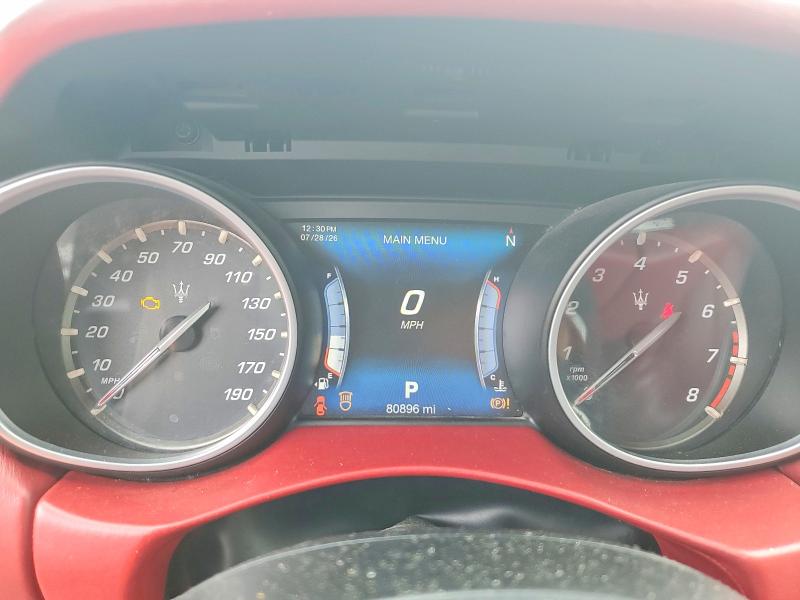 2022 Maserati Levante VIN ZN661XUS8HX222606 COPART salvage auction — MECHANICAL, Md - Certificate Of Title, sold $2,950 on 2026-08-03 (photo 9)