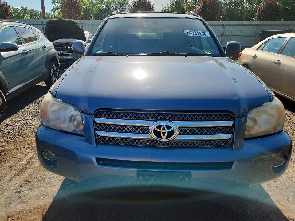 2006 Toyota Highlander hybrid VIN JTEEW21A960004768 COPART salvage auction — FRONT END, CT - CERTIFICATE OF TITLE, sold $450 on 2026-07-14 (photo 5)