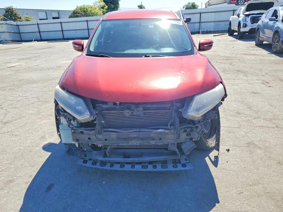 2015 Nissan VIN KNMAT2MT9FP589545 COPART salvage auction — FRONT END, Ca - Salvage Certificate, sold $750 on 2026-07-31 (photo 5)