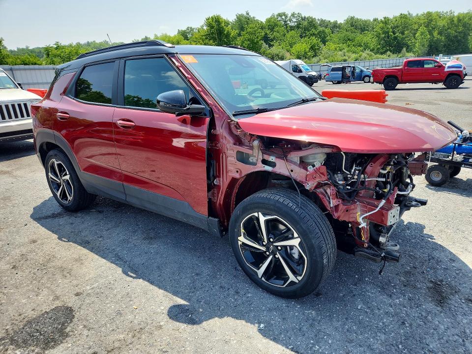 2023 Chevrolet Trailblazer VIN KL79MUSL5PB039107 COPART salvage auction — FRONT END, Pa - Certificate Of Salvage, sold $10,200 on 2026-07-14 (photo 4)