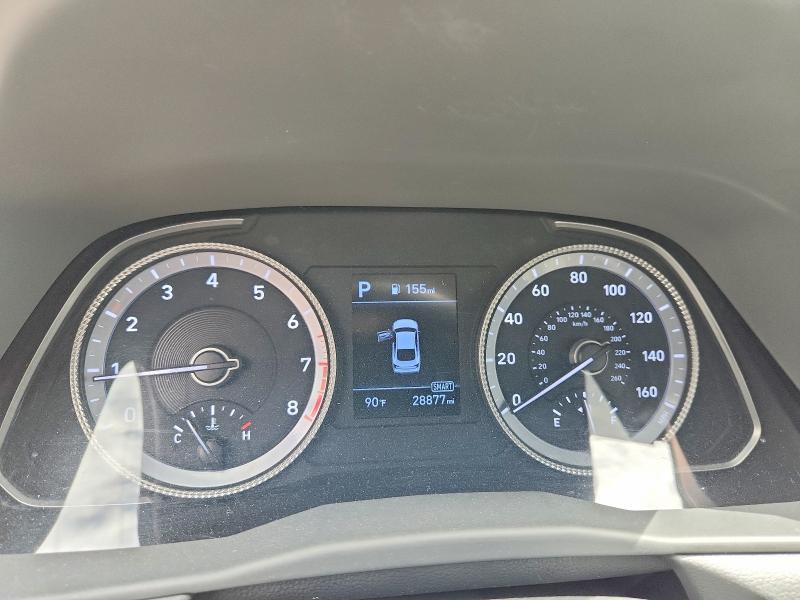 2022 Hyundai Sonata VIN KMHL24JA1NA228897 COPART salvage auction — MINOR DENT/SCRATCHES, Ca - Dis/Dlr/Exp Only Clean Title, sold $3,550 on 2026-07-27 (photo 9)