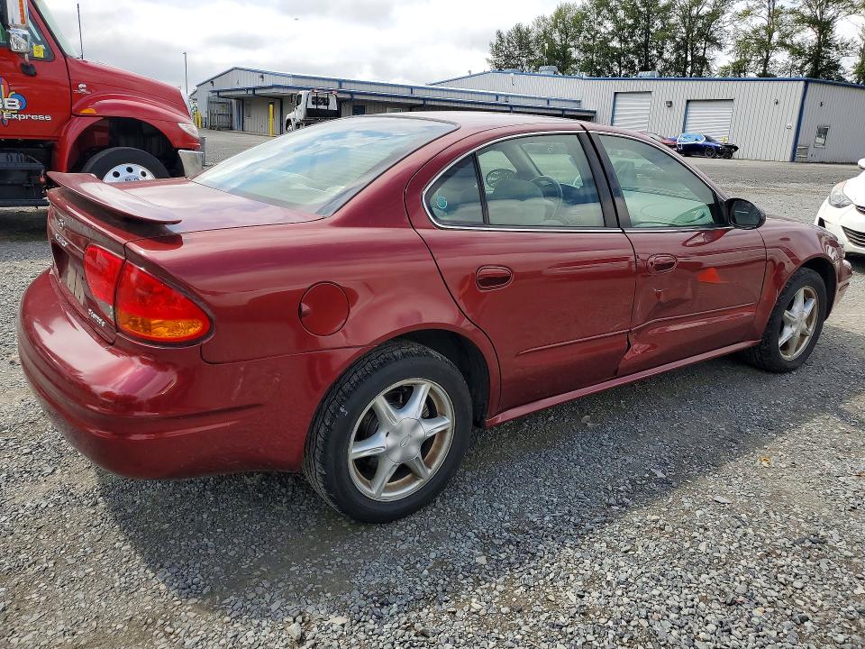 2003 Oldsmobile Alero VIN 1G3NL52E73C166991 COPART salvage auction — SIDE, WA - BILL OF SALE, sold $275 on 2026-07-27 (photo 3)