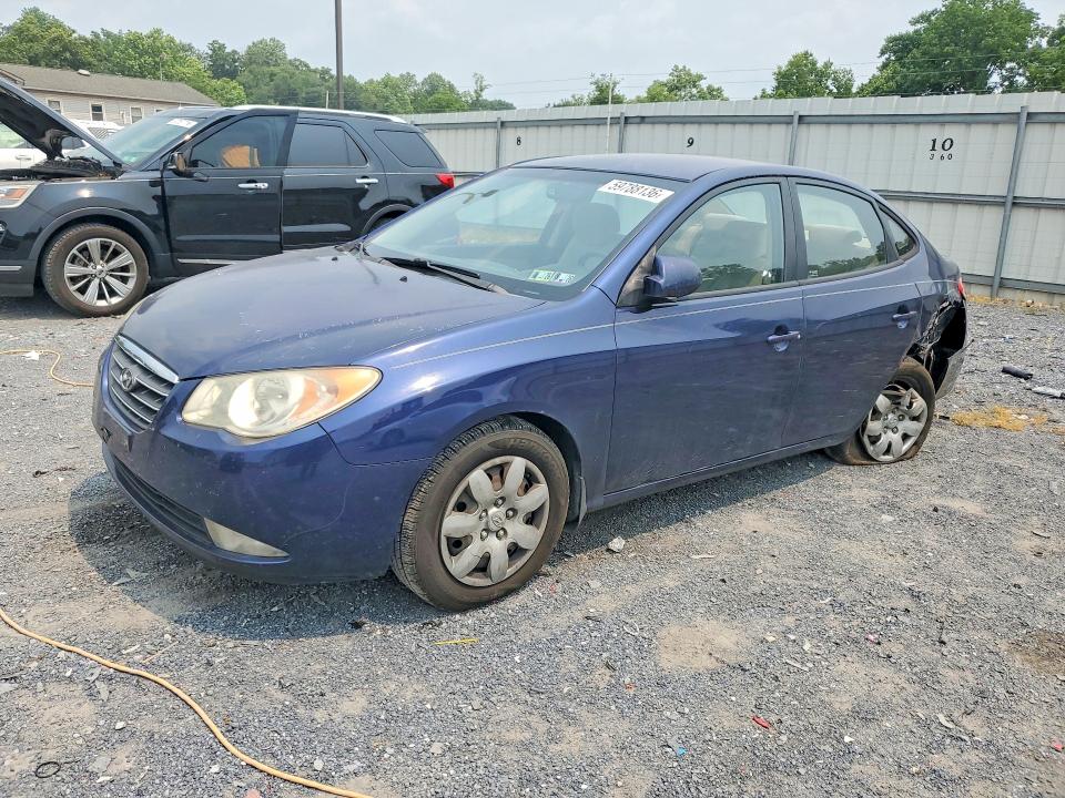 2008 Hyundai Elantra VIN KMHDU46D48U420139 COPART salvage auction — REAR END, PA - CERTIFICATE OF SALVAGE, sold $400 on 2026-07-27 (photo 1)