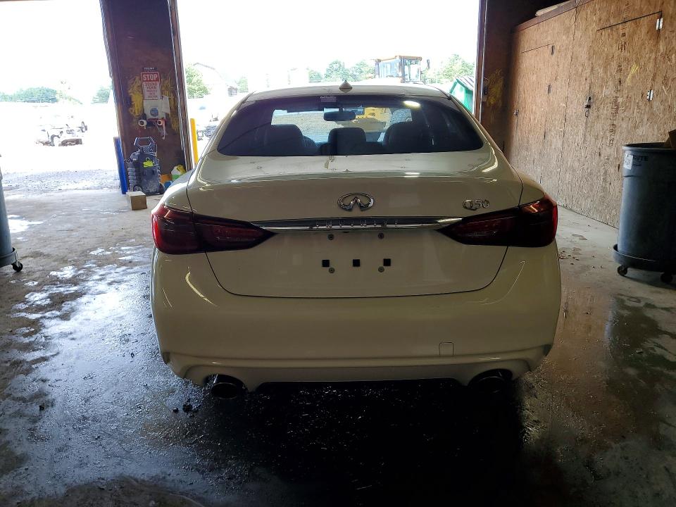 2018 Infiniti Q50 VIN JN1EV7AP8JM364501 COPART salvage auction — NORMAL WEAR, Pa - Cert Of Title, sold $2,500 on 2026-07-11 (photo 6)