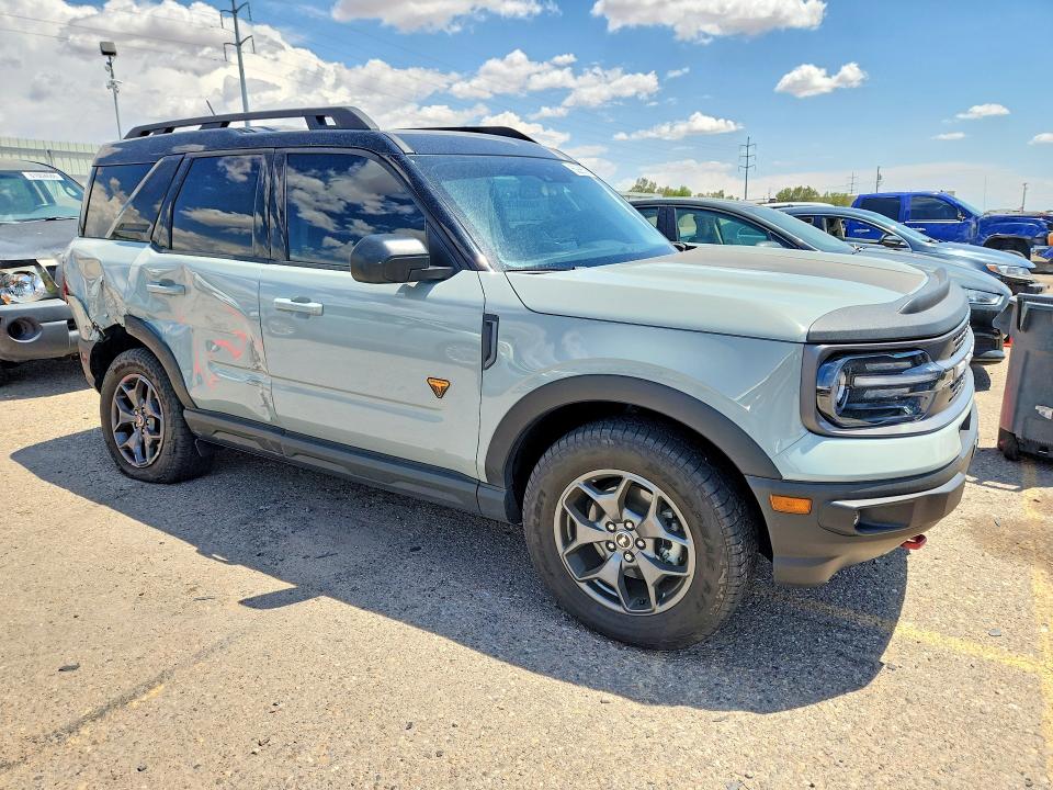2023 Ford Bronco sport VIN 3FMCR9D92PRD08907 COPART salvage auction — REAR END, Nm - Cert Of Title-Salvage, sold $8,600 on 2026-08-20 (photo 4)