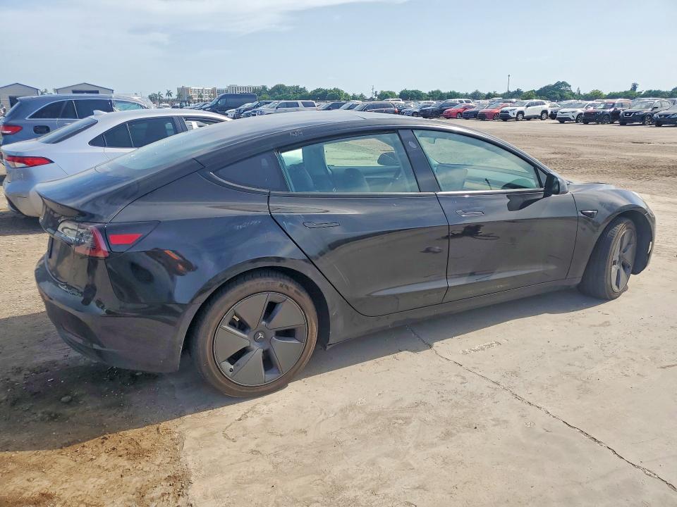 2023 Tesla Model 3 VIN 5YJ3E1EA0PF456887 COPART salvage auction — FRONT END, FL - CERTIFICATE OF TITLE, sold $4,650 on 2026-07-27 (photo 3)
