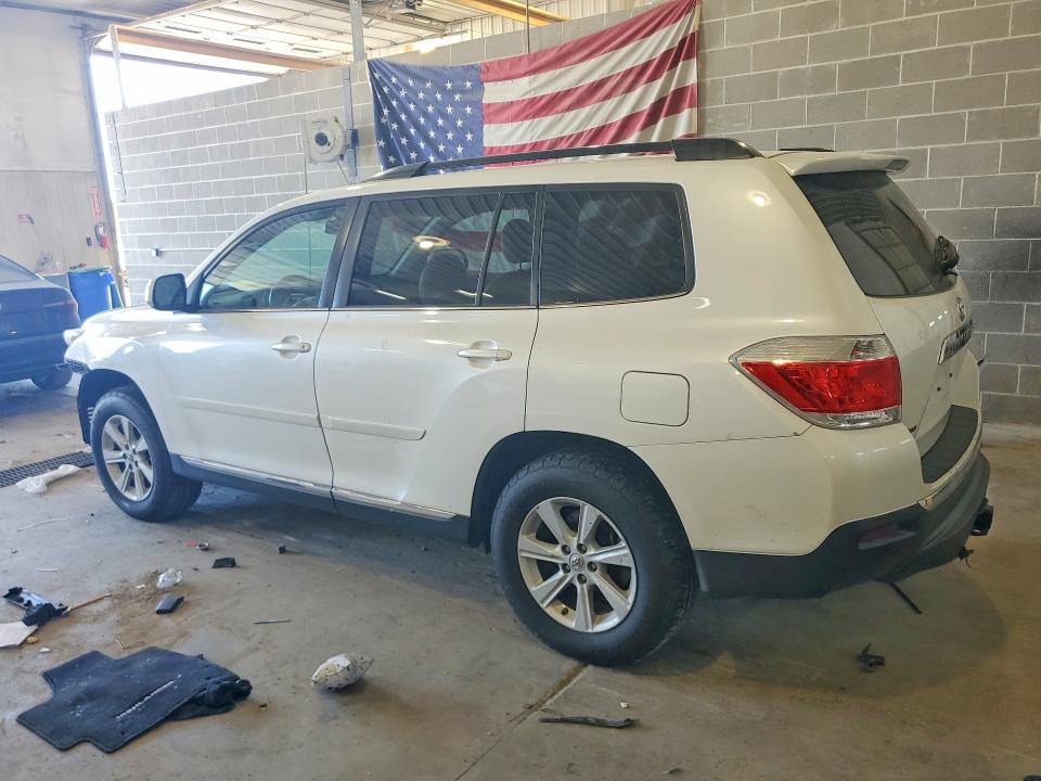 2013 Toyota Highlander VIN 5TDBK3EH5DS229988 COPART salvage auction — FRONT END, Mo - Salvage Certificate Of Title, sold $70 on 2026-07-28 (photo 2)