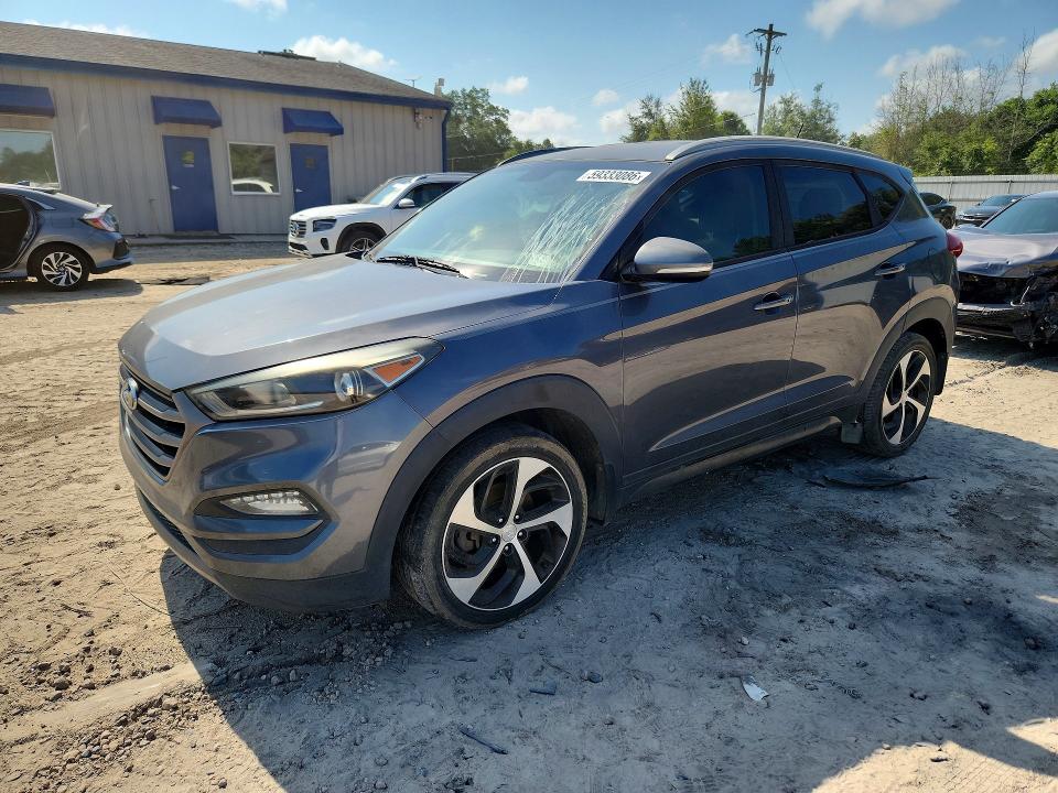 2016 Hyundai Tucson VIN KM8J33A23GU178562 COPART salvage auction — SIDE, Fl - Certificate Of Title (P), sold $2,950 on 2026-07-10 (photo 1)