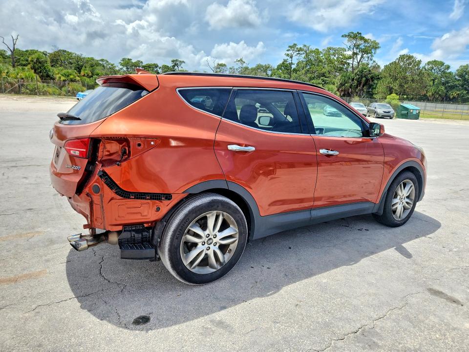 2013 Hyundai VIN 5XYZU3LA3DG069220 COPART salvage auction — REAR END, FL - CERT OF TITLE SLVG REBUILDABLE, sold $175 on 2026-07-22 (photo 3)