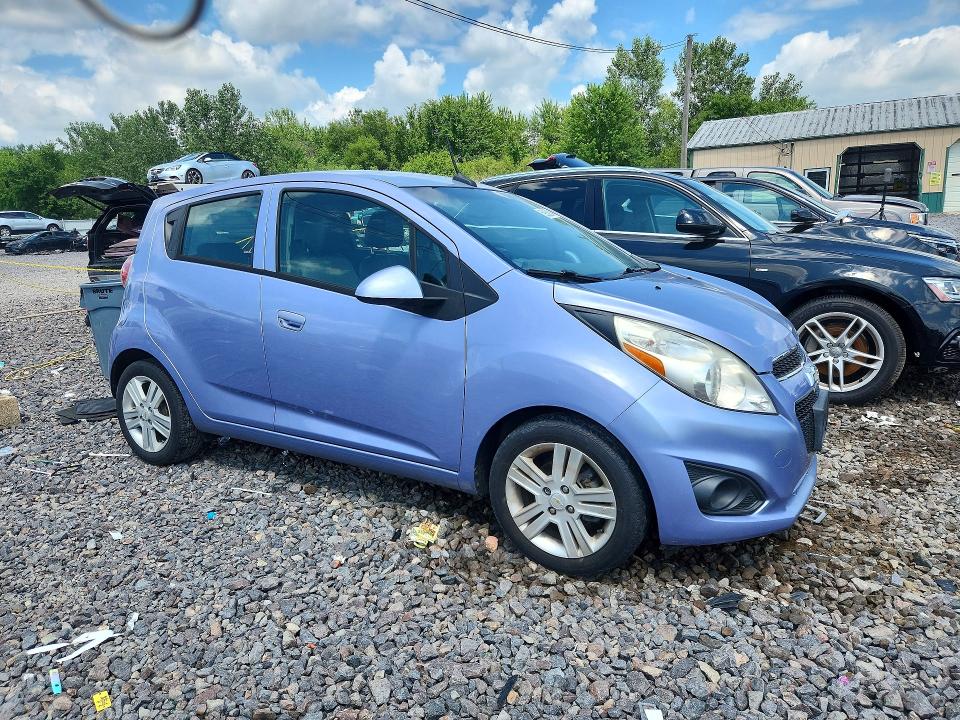 2014 Chevrolet Spark VIN KL8CD6S92EC590331 COPART salvage auction — MECHANICAL, Il - Certificate Of Title, sold $175 on 2026-07-13 (photo 4)