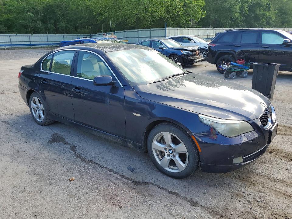 2008 BMW 5 series VIN WBANV935X8CW55194 COPART salvage auction — SIDE, PA - CERTIFICATE OF SALVAGE, sold $625 on 2026-07-09 (photo 4)