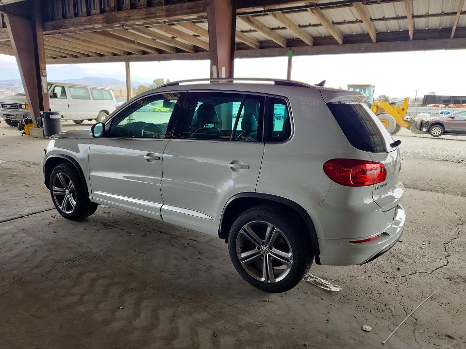 2017 Volkswagen Tiguan VIN WVGUV7AX0HK037522 COPART salvage auction — FRONT END, CA - SALVAGE CERTIFICATE, sold $3,050 on 2026-07-16 (photo 2)