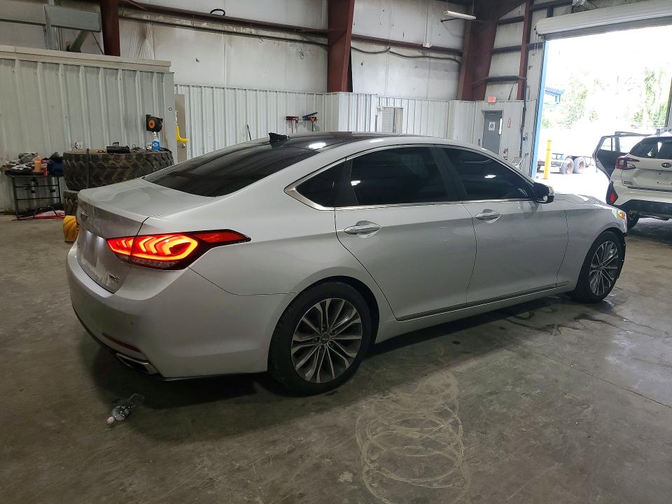 2016 Hyundai Genesis VIN KMHGN4JE2GU112962 COPART salvage auction — FRONT END, Ny - Mv-907A Salvage Certificate, sold $550 on 2026-07-29 (photo 3)