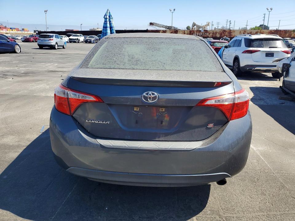 2014 Toyota Corolla VIN 5YFBURHE9EP047638 COPART salvage auction — NORMAL WEAR, Ca - Dis/Dlr/Exp Clean W/Salv Hist, sold $3,450 on 2026-07-15 (photo 6)