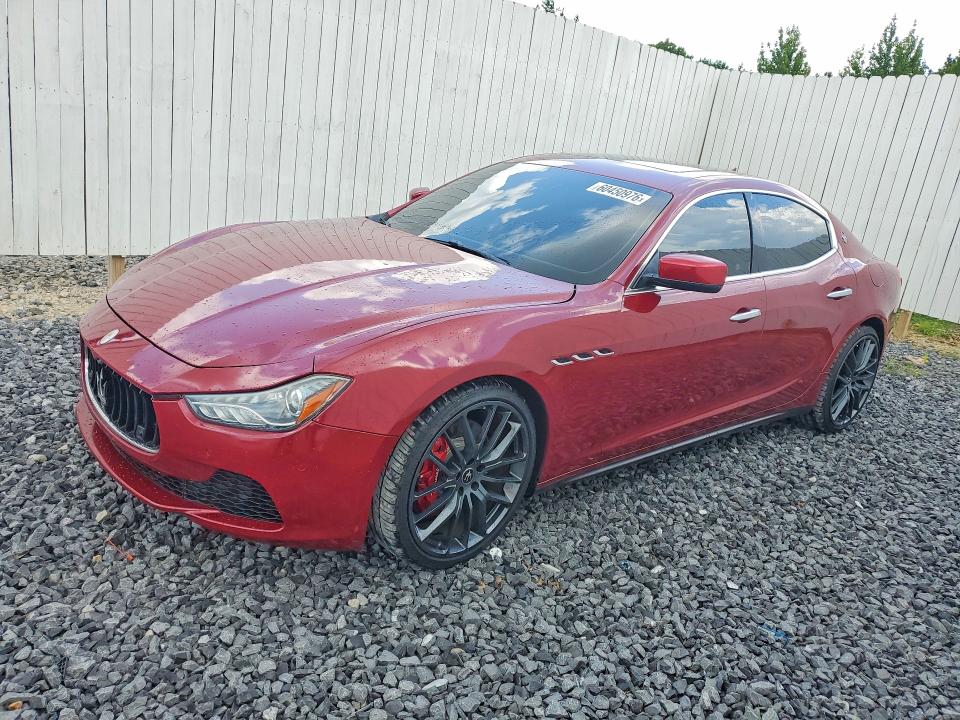 2015 Maserati Ghibli VIN ZAM57RTA0F1143362 COPART salvage auction — NORMAL WEAR, Ar - Cert Of Title-Rebuilt, sold $1,050 on 2026-07-14 (photo 1)