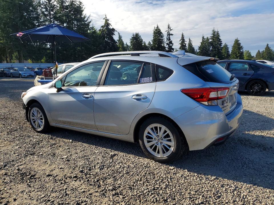 2018 Subaru Impreza VIN 4S3GTAD67J3737447 COPART salvage auction — FRONT END, Wa - Bill Of Sale, sold $3,900 on 2026-07-31 (photo 2)