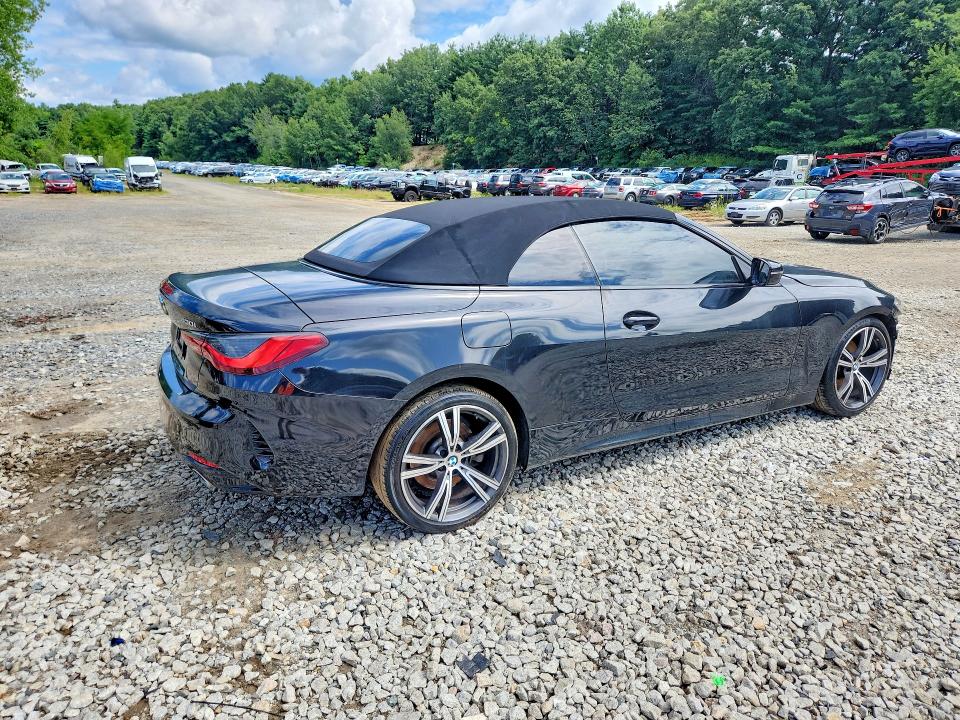 2023 BMW 4er VIN WBA43AT05PCL19765 COPART salvage auction — FRONT END, Ma - Certificate Of Title (P), sold $26,500 on 2026-08-18 (photo 3)