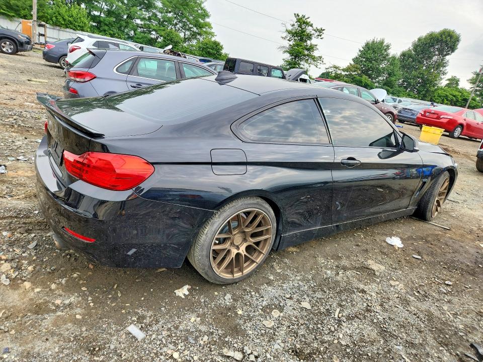 2014 BMW 4er VIN WBA3N9C57EF720469 COPART salvage auction — MECHANICAL, Nj - Certificate Of Title, sold $1,150 on 2026-07-27 (photo 3)