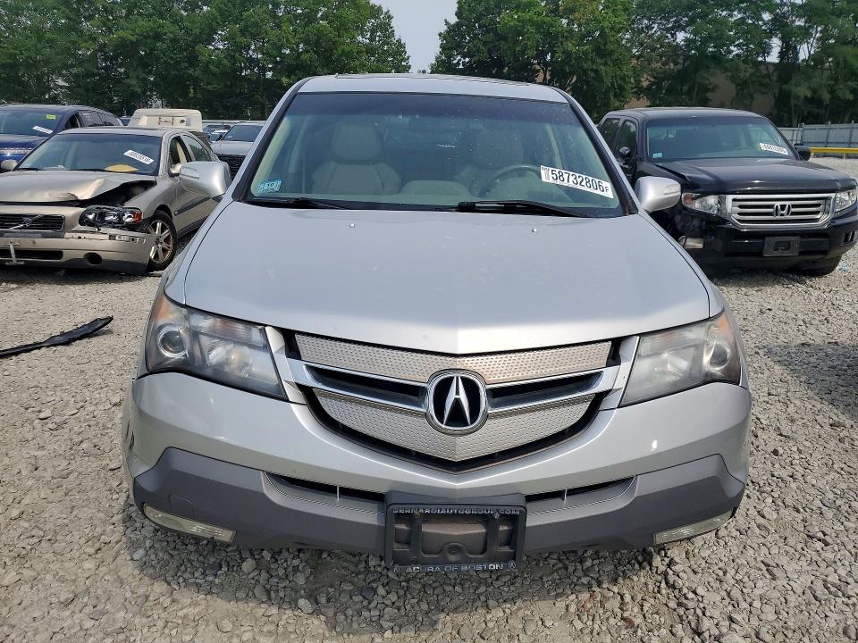 2009 Acura Mdx VIN 2HNYD286X9H522214 COPART salvage auction — FRONT END, Ma - Cert Of Title-Reconstrctd Coll, sold $125 on 2026-07-30 (photo 5)