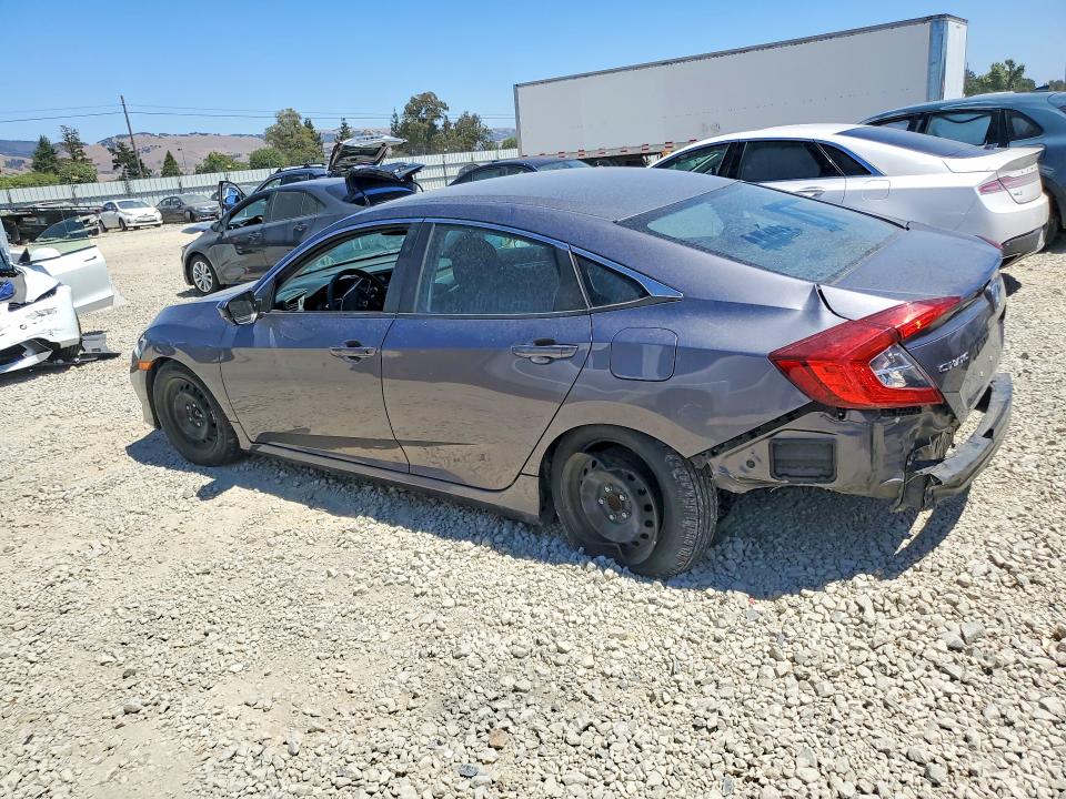 2019 Honda Civic VIN 19XFC2F61KE207435 COPART salvage auction — REAR END, Ca - Salvage Certificate, sold $7,900 on 2026-07-28 (photo 2)
