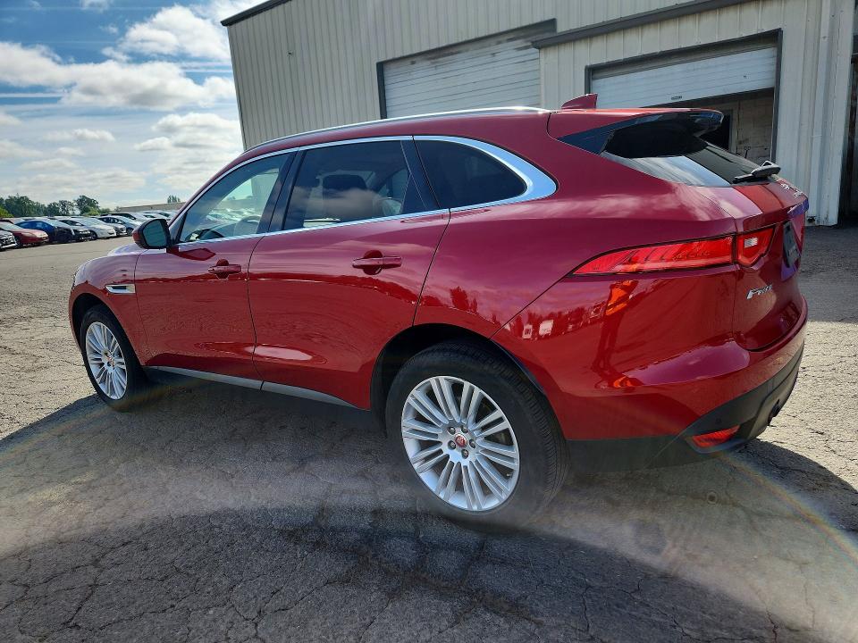 2019 Jaguar F-pace VIN SADCN2GX0KA366930 COPART salvage auction — MECHANICAL, Or - Certificate Of Title, sold $4,550 on 2026-07-18 (photo 2)
