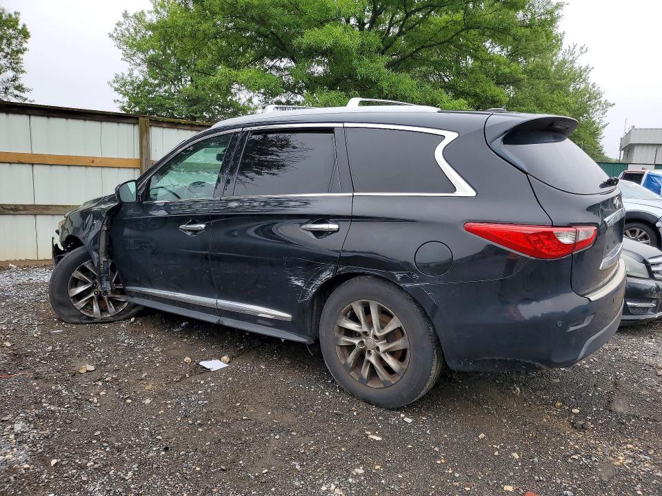 2014 Infiniti Qx60 VIN 5N1AL0MMXEC538148 COPART salvage auction — FRONT END, Md - Certificate Of Title, sold $350 on 2026-07-28 (photo 2)