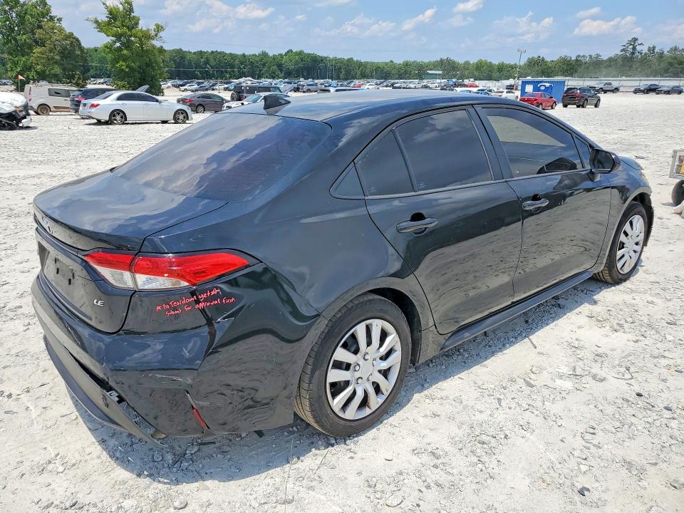 2020 Toyota Corolla VIN 5YFEPRAE9LP109910 COPART salvage auction — FRONT END, Ga - Cert Of Title-Salvage, sold $3,100 on 2026-07-15 (photo 3)