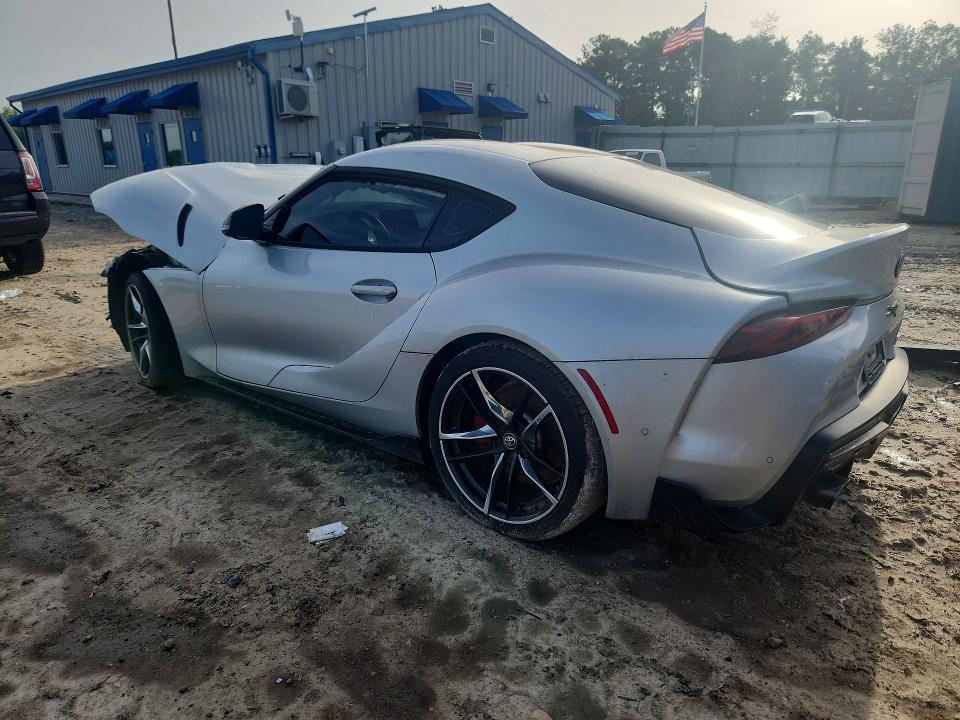 2021 Toyota Supra VIN WZ1DB0C02MW038616 COPART salvage auction — FRONT END, Fl - Certificate Of Title, sold $9,200 on 2026-07-24 (photo 2)