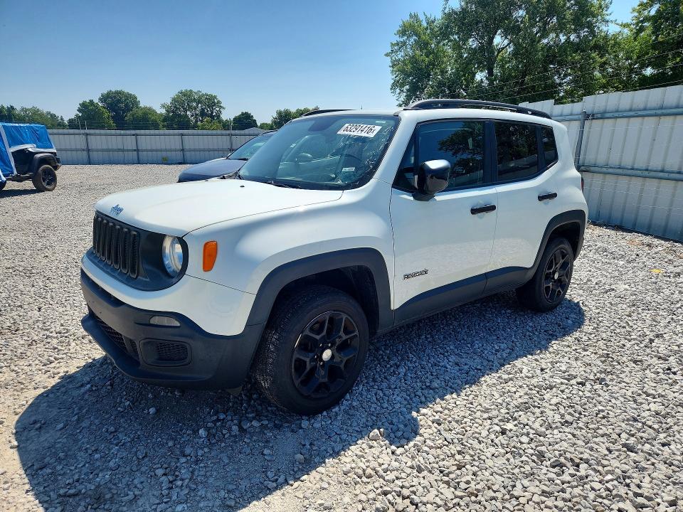 2017 Jeep Renegade VIN ZACCJBAB8HPG38105 COPART salvage auction — FRONT END, Va - Certificate Of Title, sold $1,650 on 2026-08-14 (photo 1)