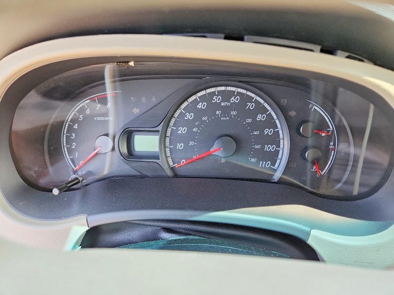 2013 Toyota Sienna VIN 5TDKK3DC7DS368512 COPART salvage auction — FRONT END, CA - SALVAGE CERTIFICATE, sold $775 on 2026-07-24 (photo 9)