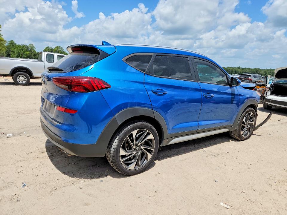 2021 Hyundai Tucson VIN KM8J33AL6MU362608 COPART salvage auction — FRONT END, Fl - Cert Of Title Slvg Rebuildable, sold $4,250 on 2026-08-21 (photo 3)
