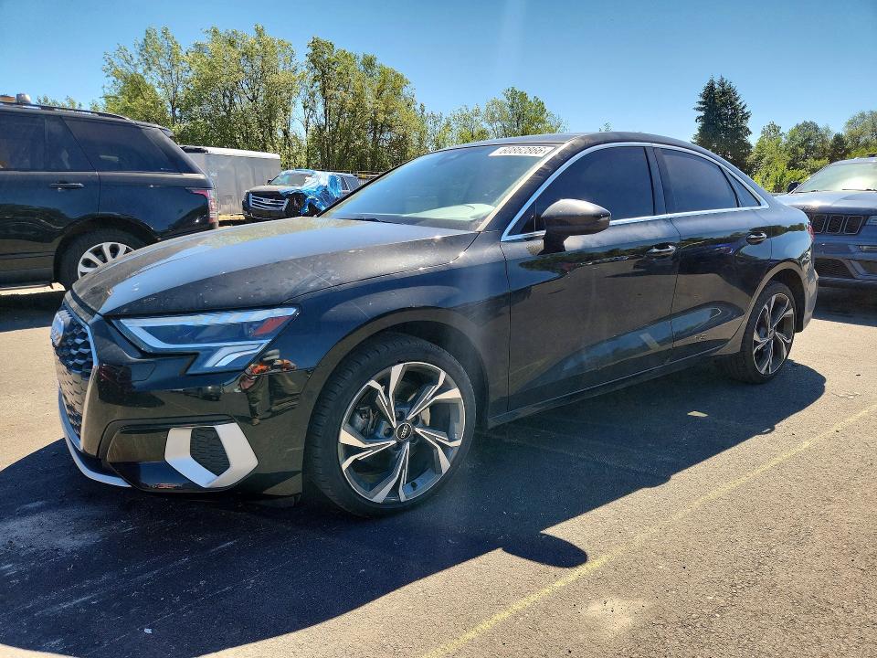 2022 Audi A3 VIN WAUHUDGYXNA059792 COPART salvage auction — MINOR DENT/SCRATCHES, Or - Cert Of Title-Reconstructed, sold $7,700 on 2026-07-25 (photo 1)