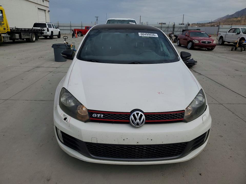 2013 Volkswagen Gti VIN WVWHV7AJ3DW129633 COPART salvage auction — REAR END, Ut - Salvage Certificate, sold $1,450 on 2026-08-17 (photo 5)