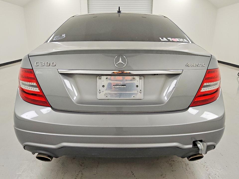 2014 Mercedes-benz C class VIN WDDGF8AB4EA892594 COPART salvage auction — MECHANICAL, TX - CERTIFICATE OF TITLE, sold $1,250 on 2026-08-13 (photo 6)