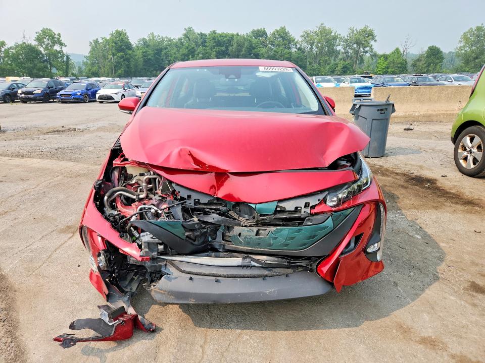 2020 Toyota Prius VIN JTDKARFP0L3124061 COPART salvage auction — FRONT END, Ny - Mv-907A Salvage Certificate, sold $350 on 2026-07-30 (photo 5)