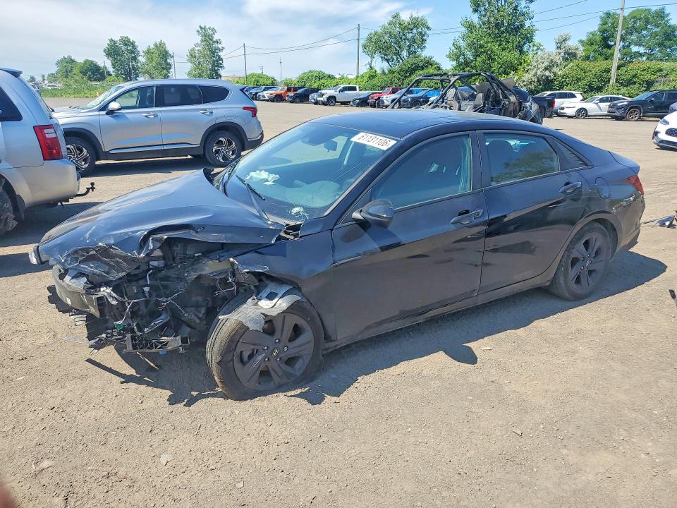 2023 Hyundai Elantra VIN KMHLM4AG6PU528080 COPART salvage auction — FRONT END, Qc - Irrecuperable, sold $1,950 on 2026-09-08 (photo 1)