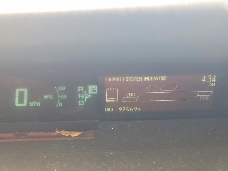 2013 Toyota Prius VIN JTDKN3DU6D1726292 COPART salvage auction — FRONT END, FL - CERTIFICATE OF TITLE, sold $1,300 on 2026-07-29 (photo 9)