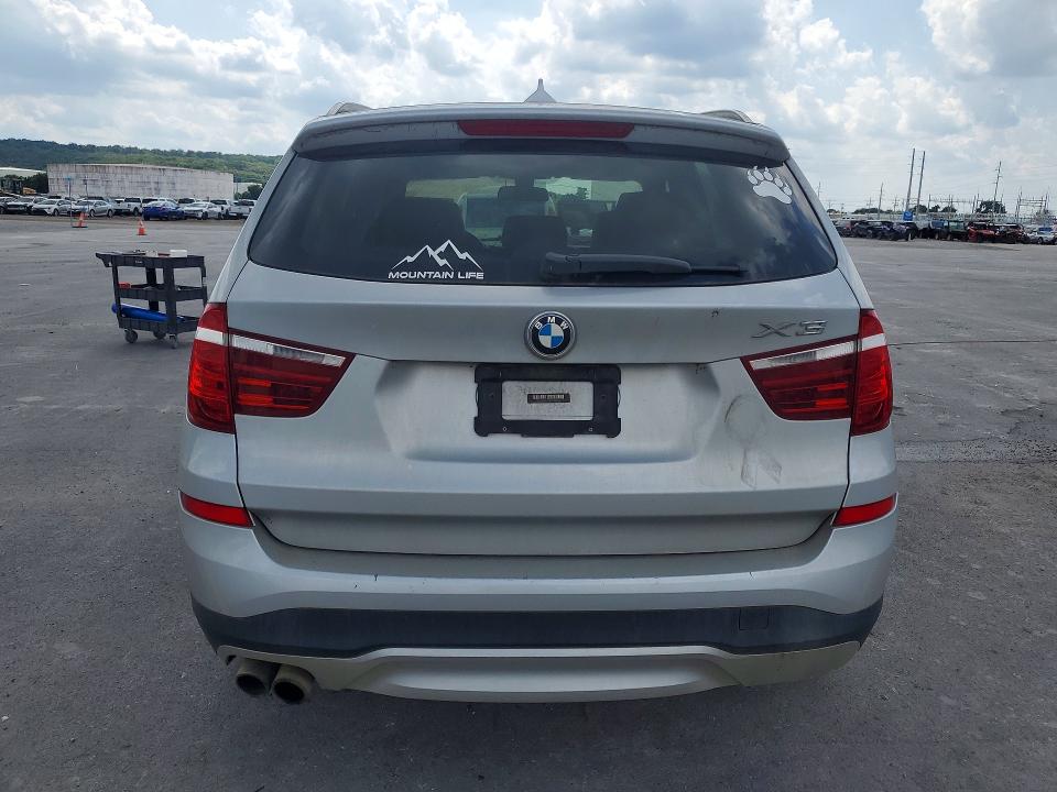 2017 BMW X3 VIN 5UXWZ7C33H0V91966 COPART salvage auction — FRONT END, Mt - Certificate Of Title, sold $175 on 2026-07-20 (photo 6)