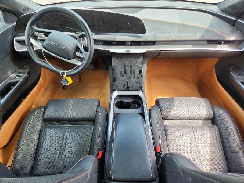 2023 Lucid Air VIN 50EA1GBA6PA005994 COPART salvage auction — FRONT END, Tx - Certificate Of Title, sold $8,500 on 2026-08-27 (photo 8)