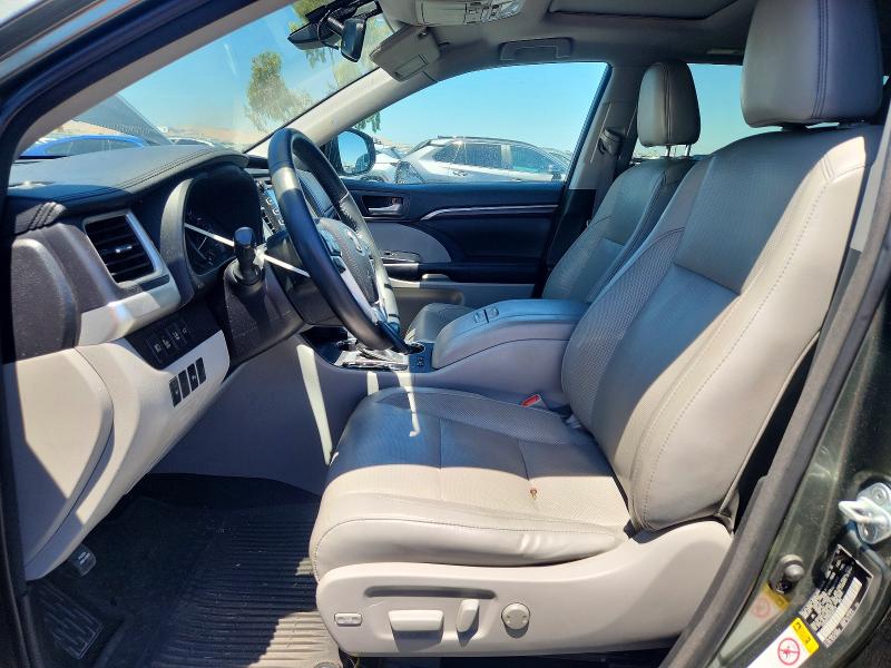 2016 Toyota Highlander VIN 5TDDKRFHXGS308779 COPART salvage auction — UNDERCARRIAGE, CA - SALVAGE CERTIFICATE, sold $6,400 on 2026-07-22 (photo 7)