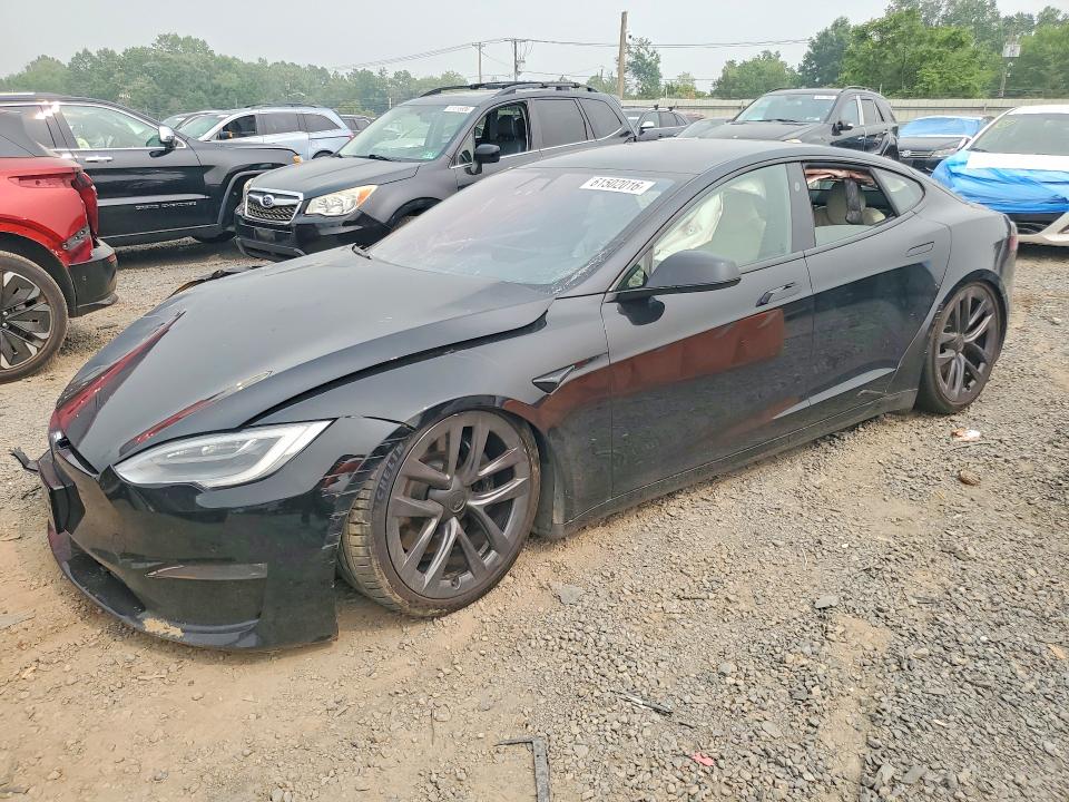 2021 Tesla Model s VIN 5YJSA1E65MF444085 — COPART salvage auction photo