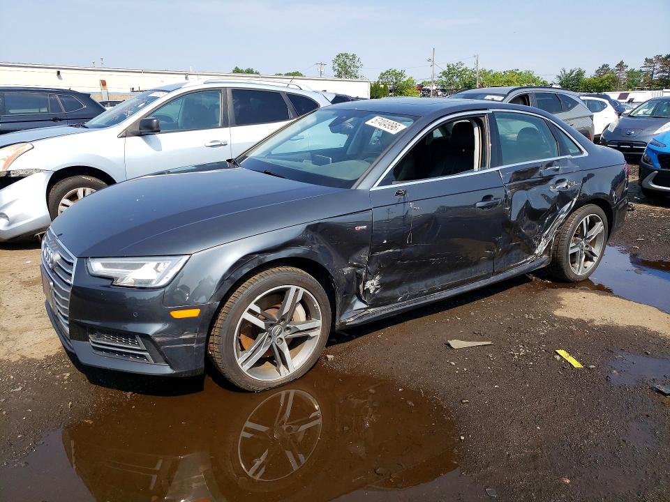 2017 Audi A4 VIN WAUENAF4XHN014314 COPART salvage auction — SIDE, Ct - Cert Of Title-Salvage, sold $5,800 on 2026-07-10 (photo 1)
