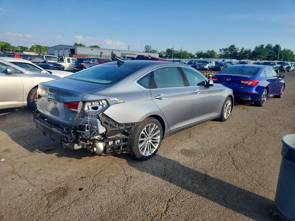 2015 Hyundai Genesis VIN KMHGN4JE0FU047527 COPART salvage auction — REAR END, CT - CERT OF TITLE-SALVAGE, sold $3,350 on 2026-07-24 (photo 3)