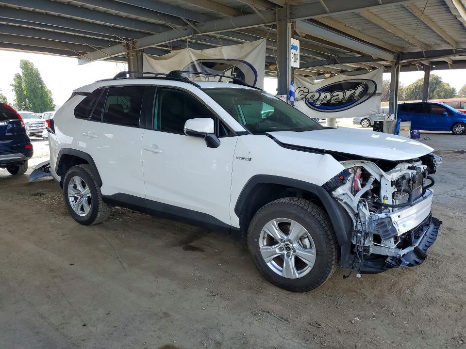 2021 Toyota Rav 4 VIN 2T3R6RFV3MW013498 COPART salvage auction — FRONT END, Ca - Salvage Certificate, sold $8,200 on 2026-07-30 (photo 4)