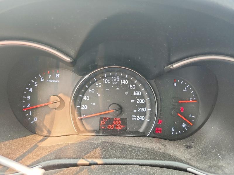 2014 Kia Sorento VIN 5XYKTCA69EG479928 COPART salvage auction — REAR END, Ab - Bos - Salvage, sold $125 on 2026-07-30 (photo 9)