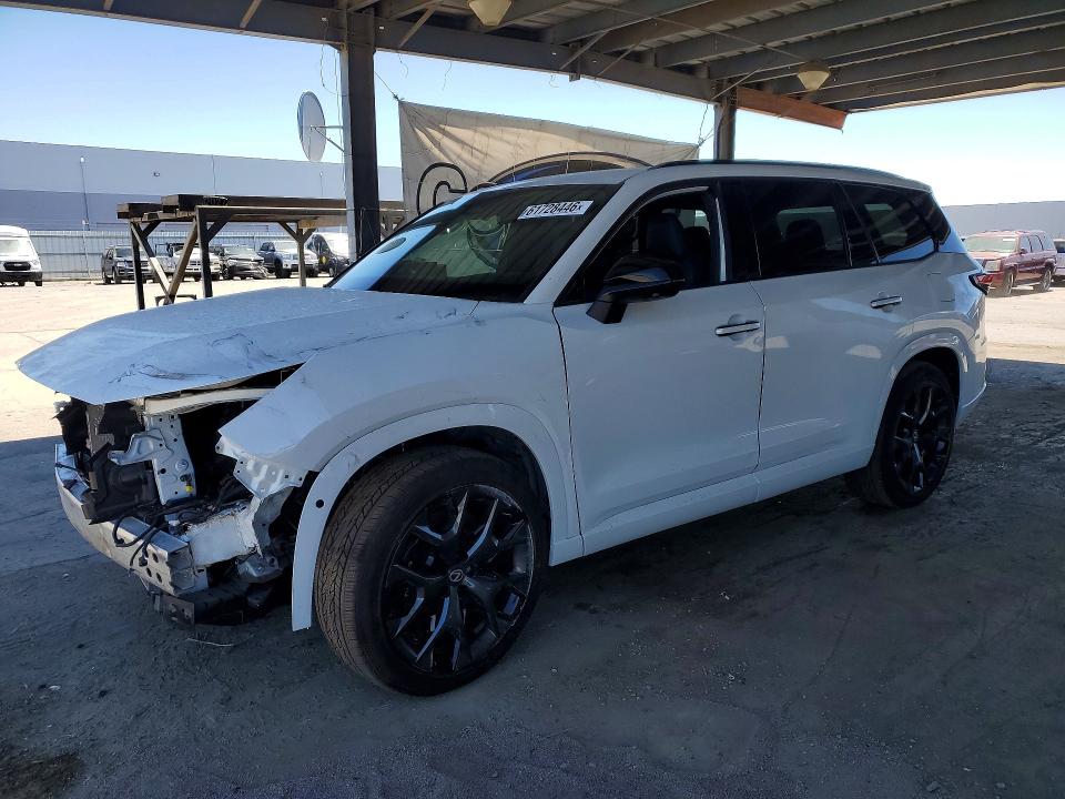 2026 Lexus Tx 500h VIN 5TDABAB62TS019494 COPART salvage auction — FRONT END, CA - SALVAGE CERTIFICATE, sold $18,700 on 2026-07-23 (photo 1)