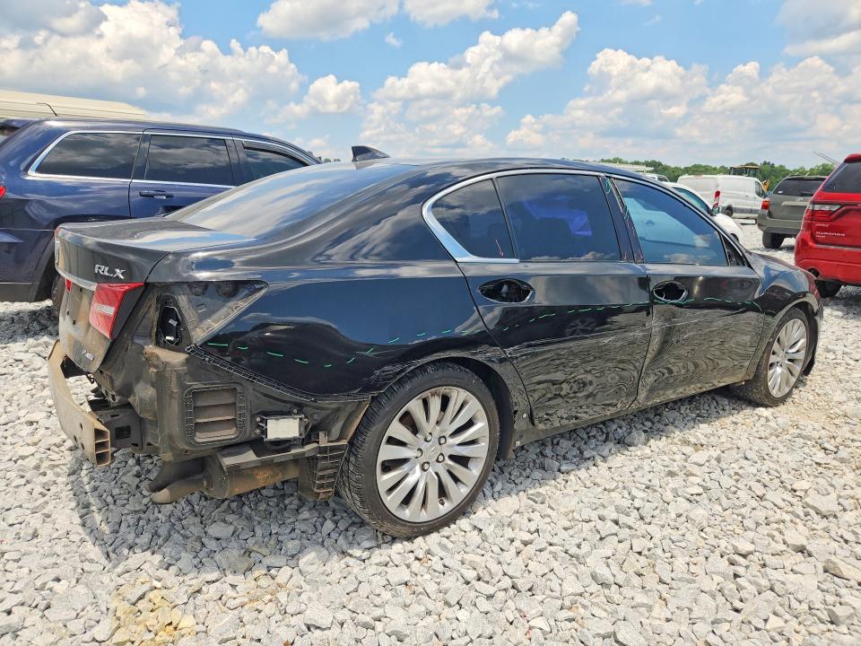 2014 Acura RLX VIN JH4KC1F54EC007059 COPART salvage auction — SIDE, Ga - Cert Of Title-Salvage, sold $1,150 on 2026-07-28 (photo 3)