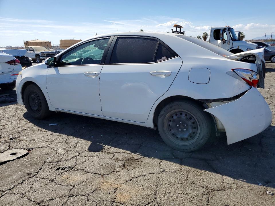 2017 Toyota Corolla VIN 5YFBURHE6HP679825 COPART salvage auction — REAR END, Ca - Salvage Certificate, sold $3,100 on 2026-07-30 (photo 2)