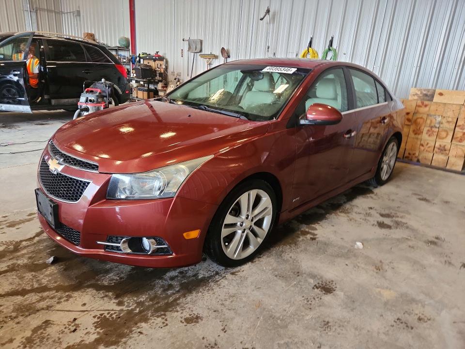 2012 Chevrolet Cruze VIN 1G1PH5SC8C7249162 COPART salvage auction — WATER/FLOOD, Wi - Certificate Of Title, sold $650 on 2026-07-27 (photo 1)