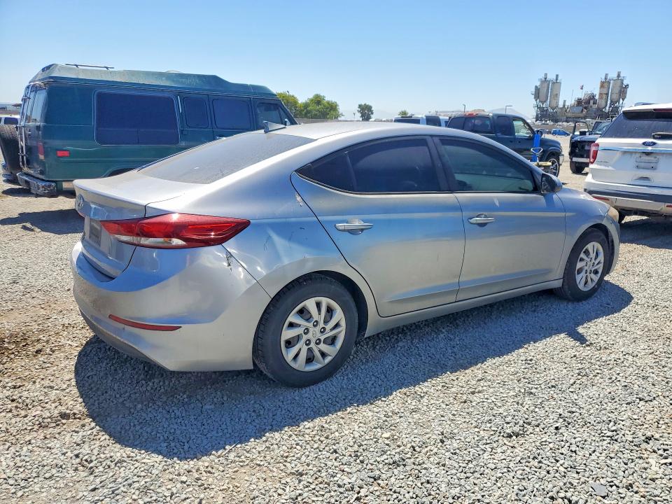 2017 Hyundai Elantra VIN 5NPD74LF3HH090652 COPART salvage auction — MECHANICAL, Ca - Dis/Dlr/Exp Only Clean Title, sold $1,350 on 2026-07-10 (photo 3)